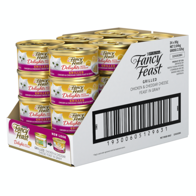 FANCY FEAST CLASSIC CHEDDAR GRILLED CHICKEN Cat Food 24 (85g) Cans