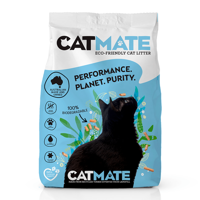 Catmate Wood Pellet Pet Cat Litter 15kg