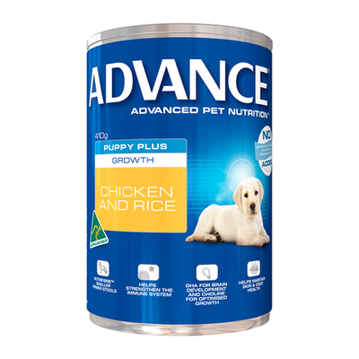 Advance Puppy Plus Growth Chicken Rice 410g