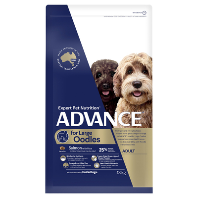 Advance Salmon With Rice Large Breed Oodles Adult Dry Dog Food 13kg