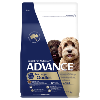 Advance Salmon With Rice Large Breed Oodles Adult Dry Dog Food 2.5kg