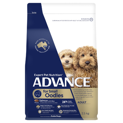 Advance Salmon With Rice Small Breed Oodles Adult Dry Dog Food 2.5kg