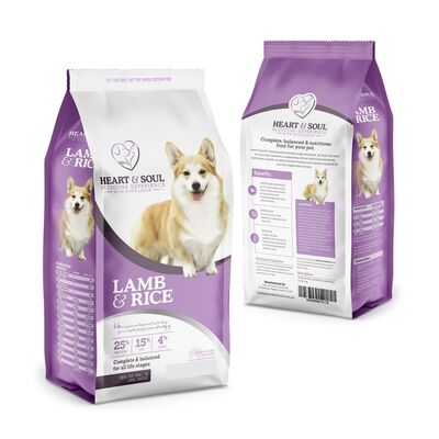 HEART AND SOUL LAMB & RICE DRY DOG FOOD 20KG