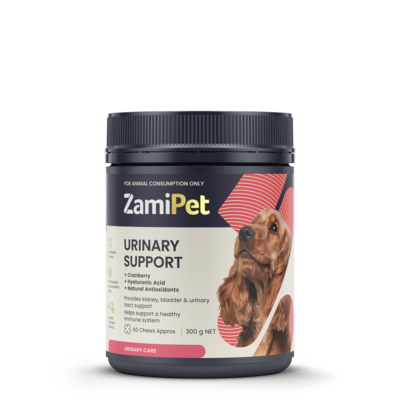 ZAMIPET URINARY HEALTH SUPPORT FOR DOGS 300G 60 CHEWS