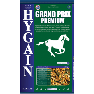 Hygain Grand Prix 20kg Premium Horse Feed Supplement