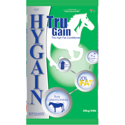 Hygain Tru Gain 20kg Slow Release High-fat Horse Feed Supplement