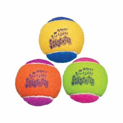 KONG Dog Airdog Birthday Balls Medium 3 Pack