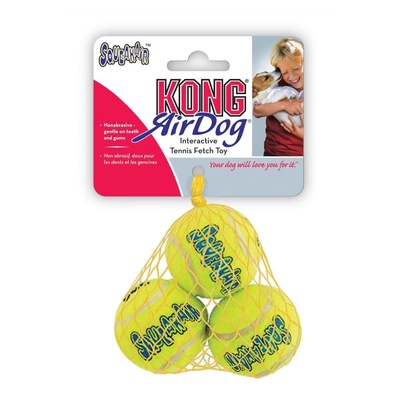 KONG Airdog Small Squeaker Ball Dog Toy