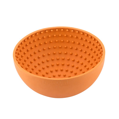 LickiMat Wobble Bowl for Dogs & Cats - Orange