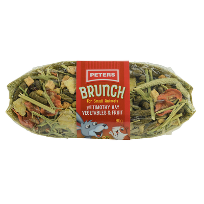 Peters Bulk Box / 6 x 90g Brunch Bowl Mix for Rabbits and Guinea Pigs