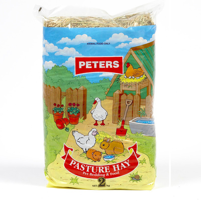 Peters 2kg Bedding / Pasture Hay For Rabbits & Guinea Pigs