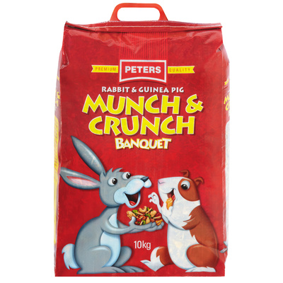 Peters 10kg Munch & Crunch Rabbit & Guinea Pig Food
