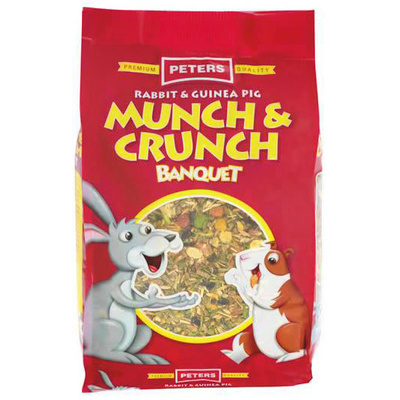 Peters 4kg Munch & Crunch Rabbit & Guinea Pig Food