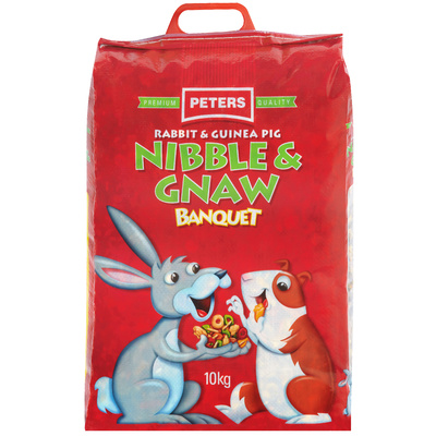 Peters 10kg Nibble & Gnaw Banquet Mix for Rabbits & Guinea pigs