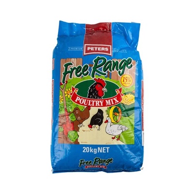 Peters Free Range 20kg Chicken & Poultry Mix Food