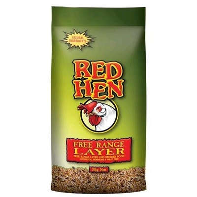 Red Hen 20kg Free Range Layer Chicken Food