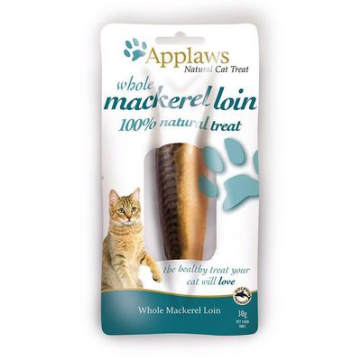 Applaws 18 x 30g Whole Mackerel Loin Cat Food Treat