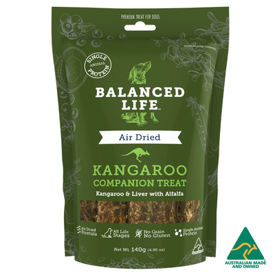 Balanced Life Kangaroo Dog Treats 140g