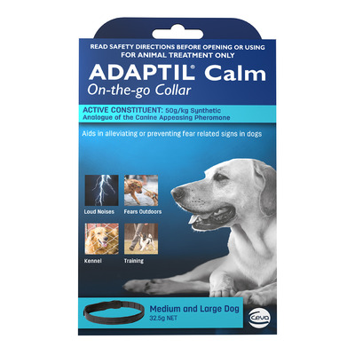Adaptil Calming Pheromone Dog Collar Med-Lge (necks up to 62.5cm)