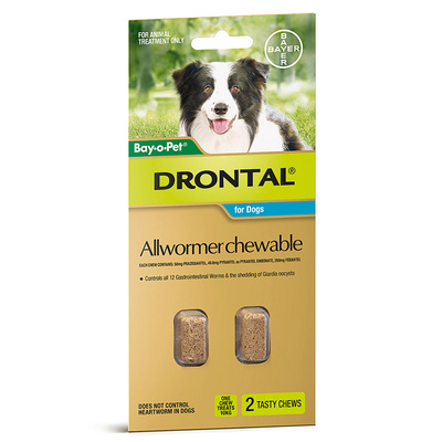 Drontal Allwormer Chewables for Dogs
