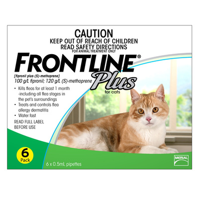 Frontline Plus for Cats Green 6pk
