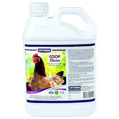 Vetsense Coop Clean 2.5 Litre Poultry Coop / Bird Aviary Cleaner & Sanitiser