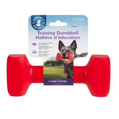 Company of Animals LARGE RETRIEVAL TRAINING DUMBBELL Toy for Dogs