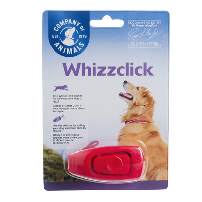Company of Animals WHIZZCLICK Dog Training Tool Clicker and Whistle