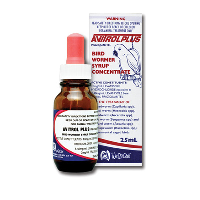 Avitrol Plus Bird Wormer Syrup Concentrate 25ml