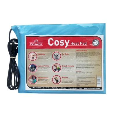 Pvc 10 Watt Passwell Cosy Electric Heat Pad for Puppies, Dogs, Cats and Orphaned Animals